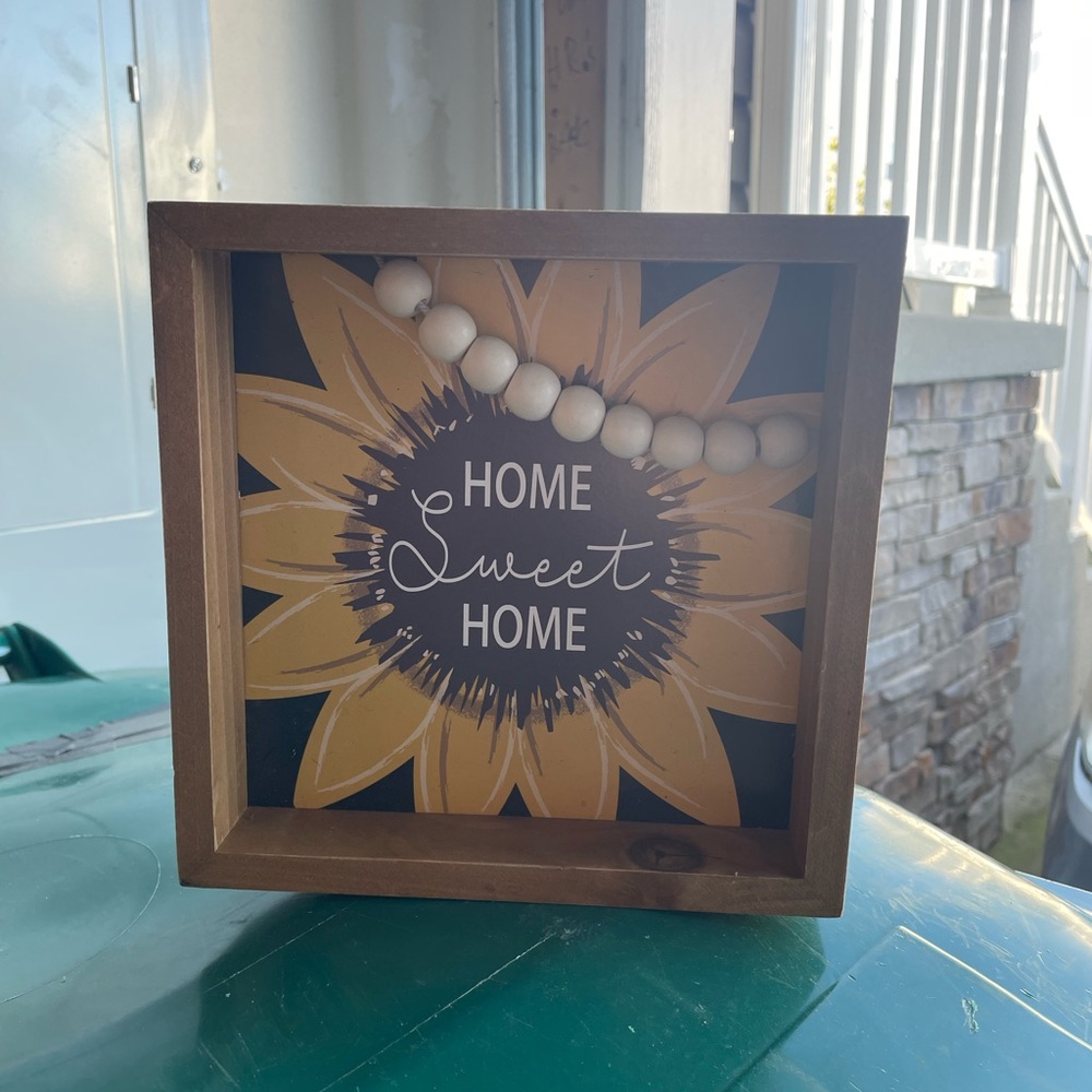 Sunflower Home Sweet Home Wall Art